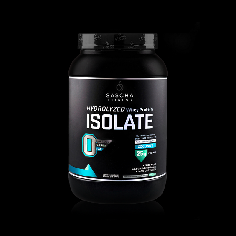 Whey Protein Isolate Coconut Sascha Fitness 907 Gr