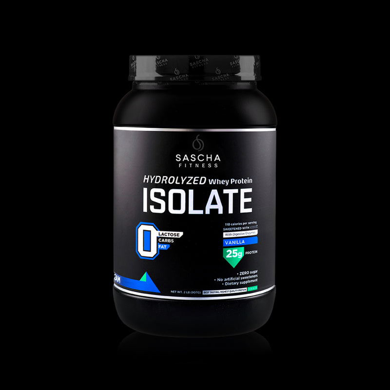 Whey Protein Isolate Vainilla Sascha Fitness 907g