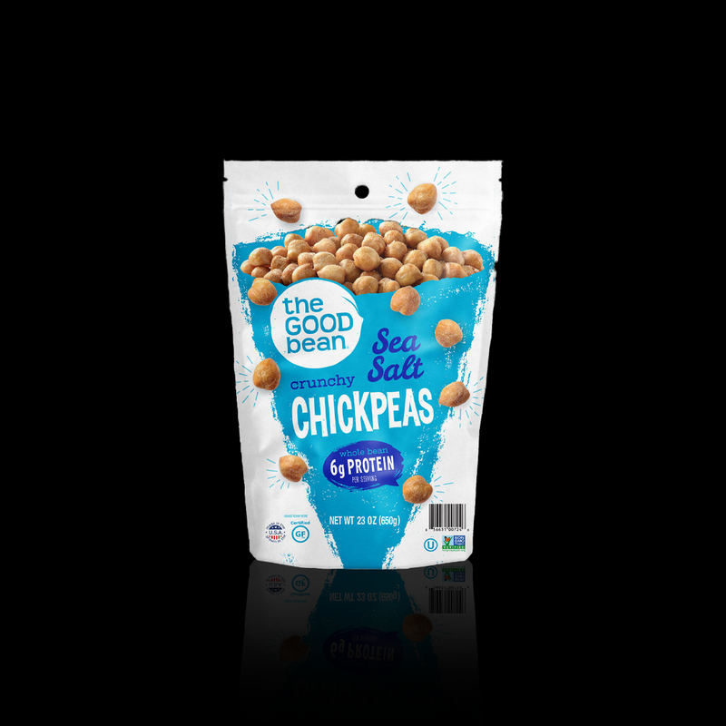 Sea Salt Crunchy Chickpeas The Good Bean 170 Gr