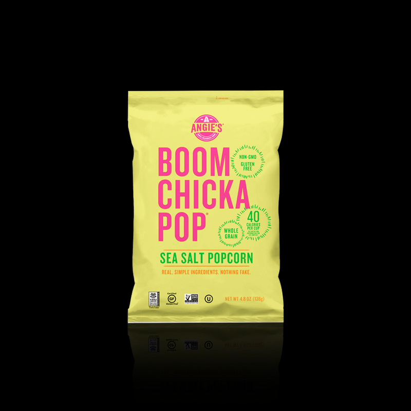 Sea Salt Popcorn Boom Chicka Pop Angies 136 Gr