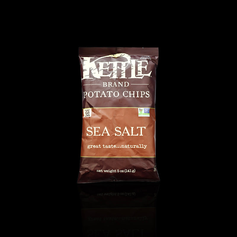 Sea Salt Potato Chips Kettle 368 Gr