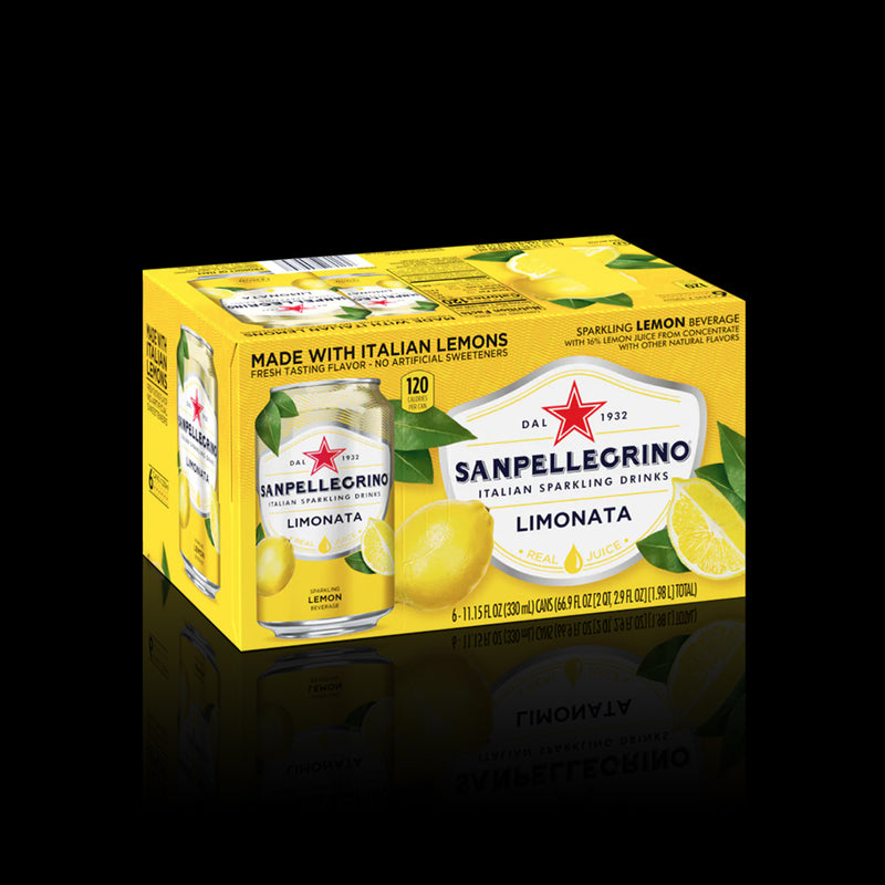 Sparkling Lemon Lemonata San Pellegrino 6 Pack X 330 ML