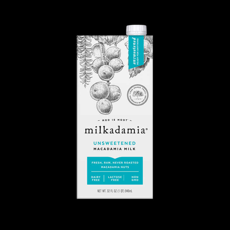 Unsweetened Macadamia Milk Milkadamia 946 ML