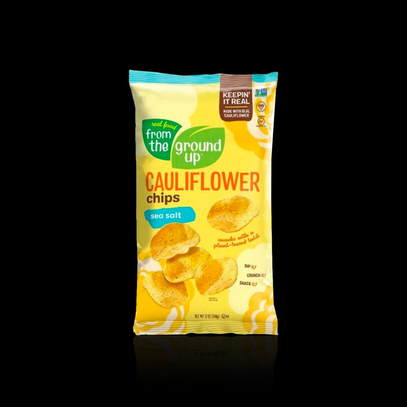 Sea Salt Cauliflower Chips Ground Up 100 Gr