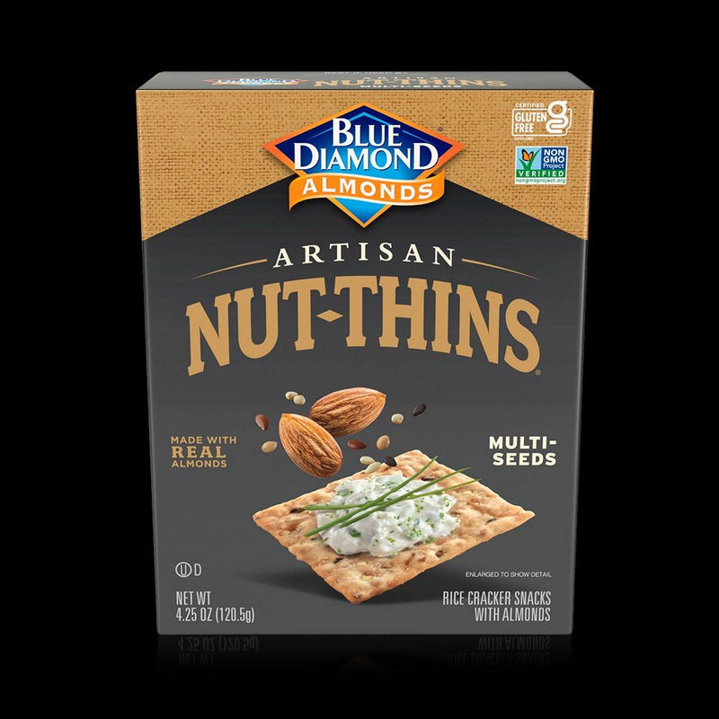 Artisan Nut Thins Multi Seeds Blue Diamonds 120.5 Gr