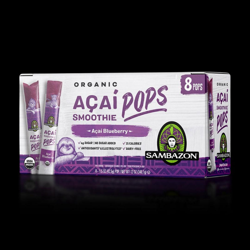 Acai Blueberry Smoothie Pops Sambazon 340 Gr