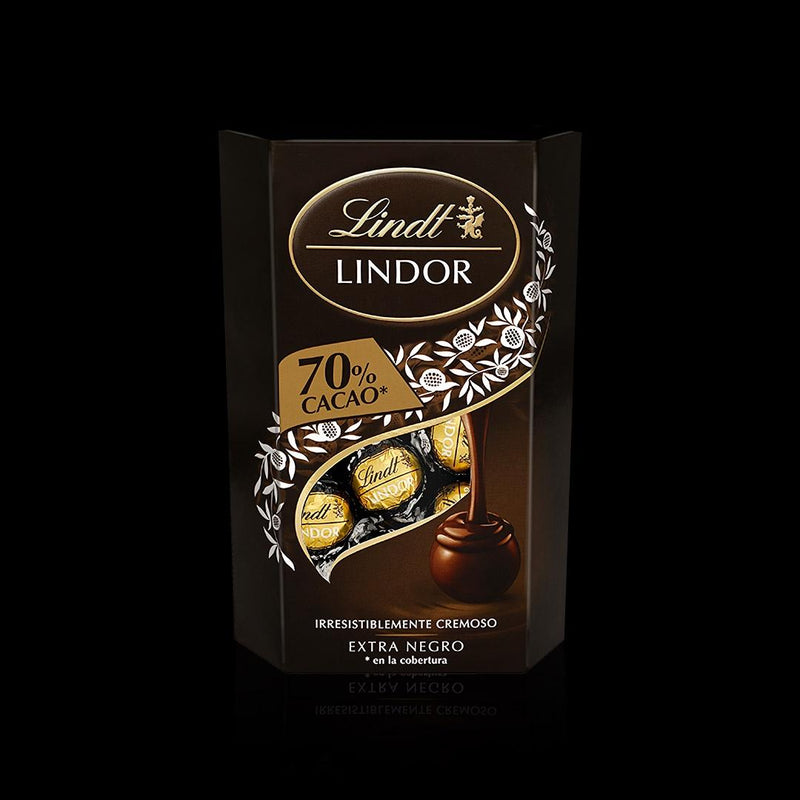 70% Cacao Cornet Lindor Lindt 200 Gr
