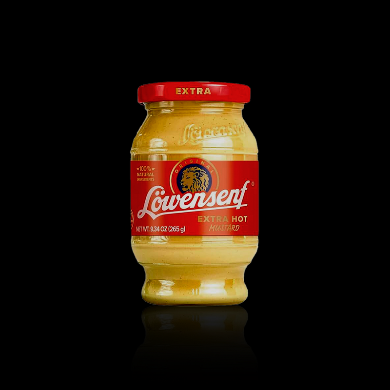 Extra Hot Mustard Lowensenf 265 Gr
