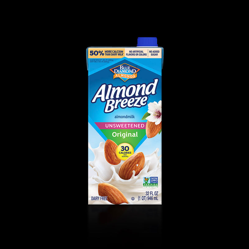 Almond Breeze Unsweetened Original Blue Diamond 946 Ml