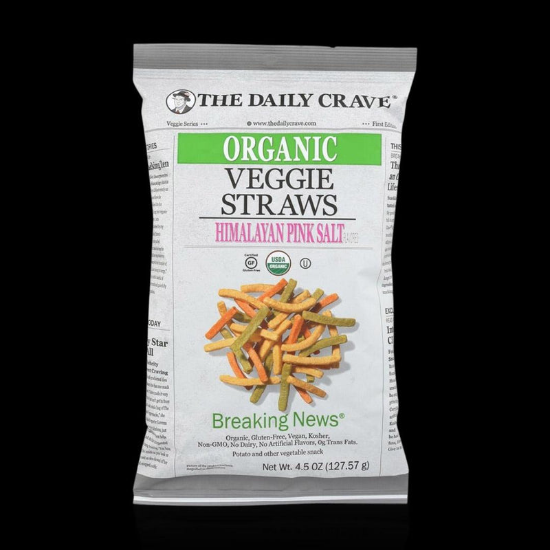 Organic Veggie Straws Himalayan Pink Salt The Daily Crave 128 Gr